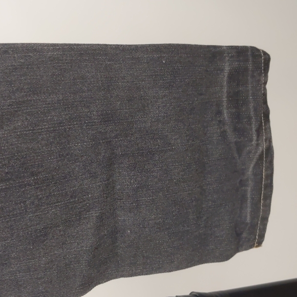 Cotton On Kids Denim Jeans Size 6-7 Black Elastic Waist Unisex - Picture 9 of 11